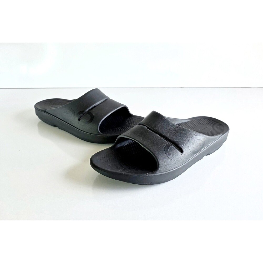OOFOS OOahh Slide Recovery Sandals Black Men's 14 47 Comfort